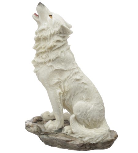 Ghost Walker White Wolf Figurine - Image 4