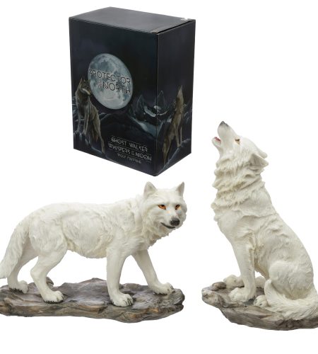 Ghost Walker White Wolf Figurine - Image 6