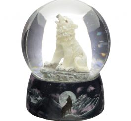 Wolf Snow Globe
