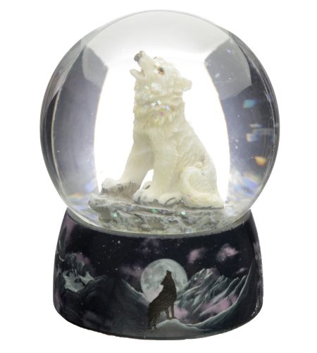 Wolf Snow Globe