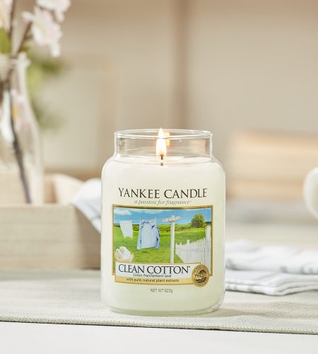 Yankee Candle Large Jar Clean Cotton - Image 2