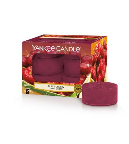 Yankee Candle Tea Lights Black Cherry