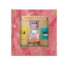 Yankee Candle Small Jar & 3 Votive Gift Set