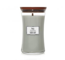 Woodwick Large Jar Lavender & Cedar