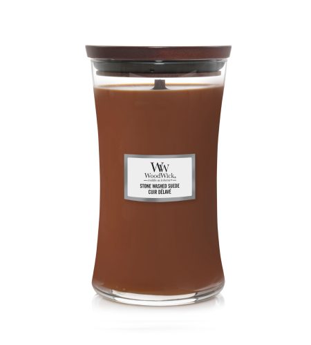 Woodwick Large Jar Stonewash Suede