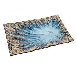 Aurora Oblong Plate Medium Azure