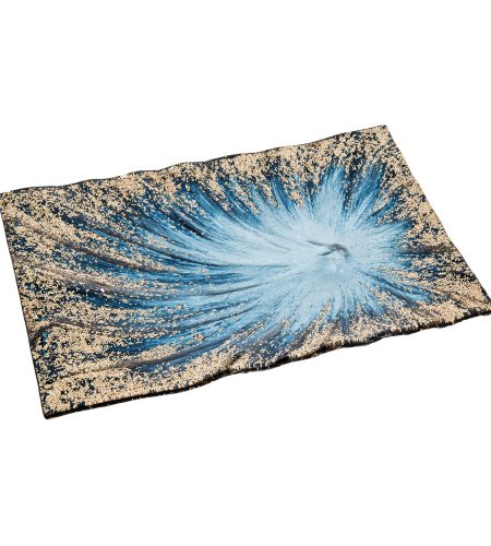Aurora Oblong Plate Medium Azure