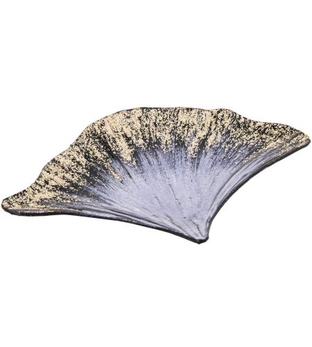 Aurora Ginko Leaf Plate Violet