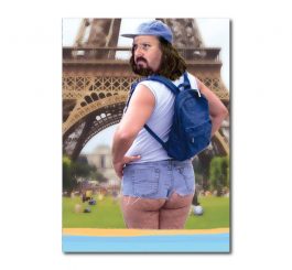 Butt Man Humour Card