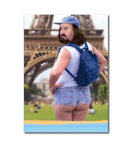 Butt Man Humour Card