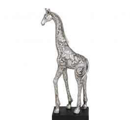 Silver Fleur Giraffe Small