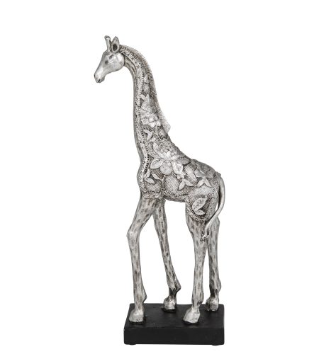 Silver Fleur Giraffe Small