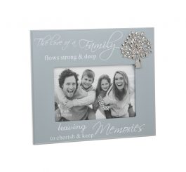 Grey Script Frame 6x4 Family