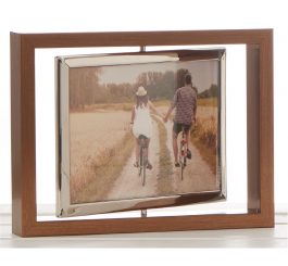 Copper Silver Spin Frame 6" X 4"