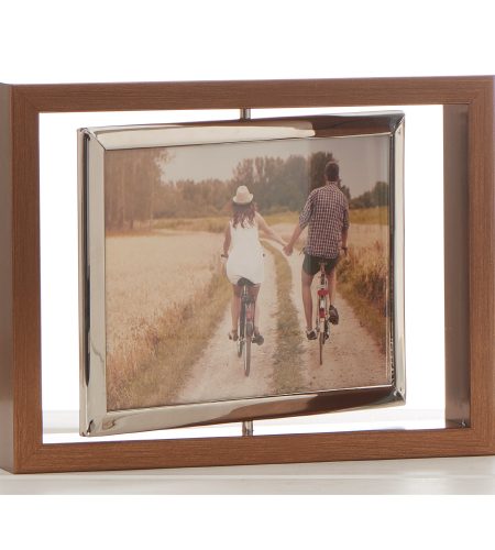 Copper Silver Spin Frame 6" X 4"