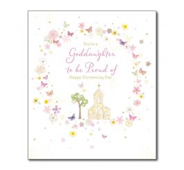 Goddaughter Christening Card