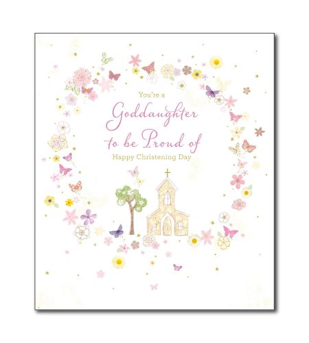 Goddaughter Christening Card