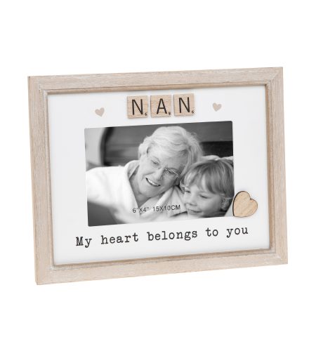 Scrabble Sentiments Frame Nan