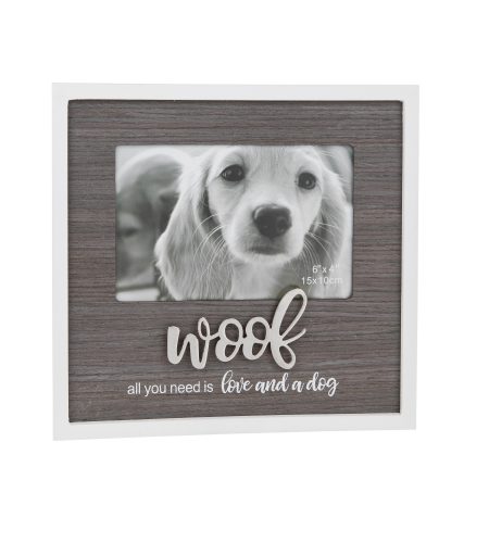Stylish Script Photo Frame Woof