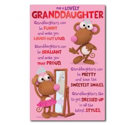 Granddaughter Birthday Card