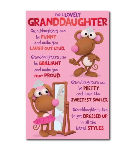 Granddaughter Birthday Card