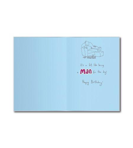 Lady of Leisure Humour Card - Image 2