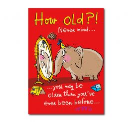 Elephant Humour Card