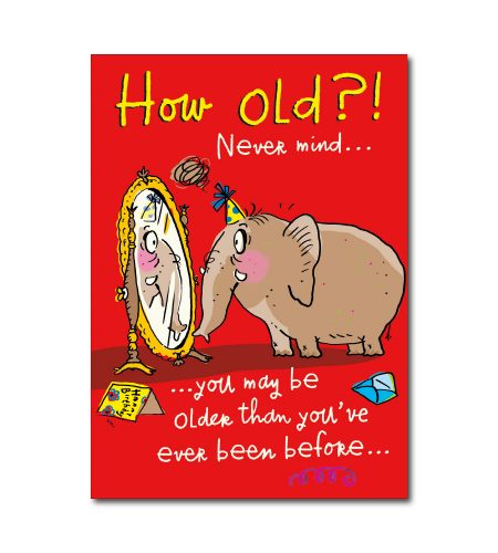 Elephant Humour Card