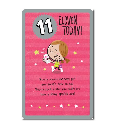 11th Birthday Card