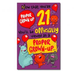 21st Birthday Card