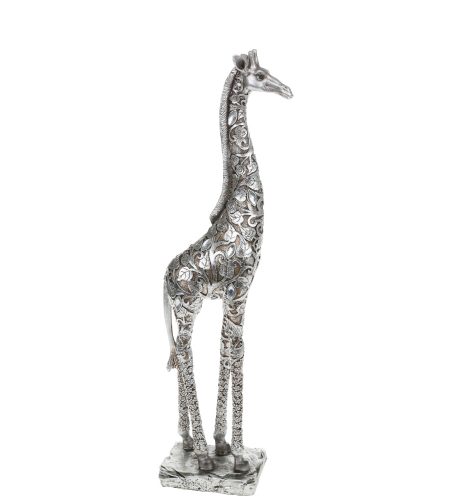 Silver Leaves Giraffe 46.5cm