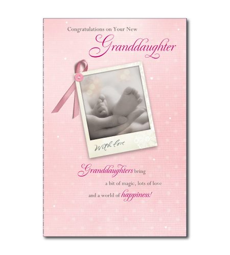Granddaughter Birth Card