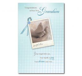 Grandson Birth Card