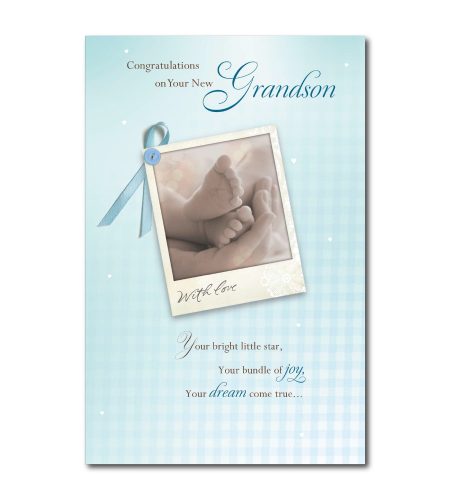 Grandson Birth Card