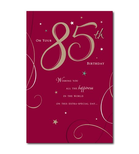 85th Birthday Card