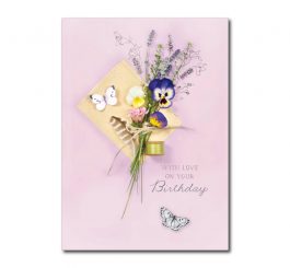 Floral Birthday Card
