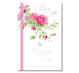 80th Birthday Mum Card