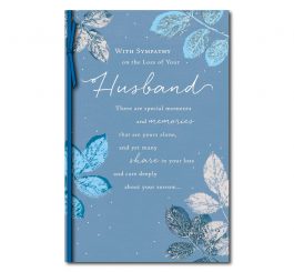 Loss of Husband Sympathy Card