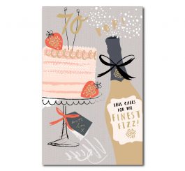 70th Birthday Card