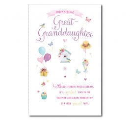 Great Granddaughter Birthday Card