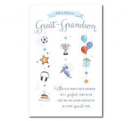 Great Grandson Birthday Card