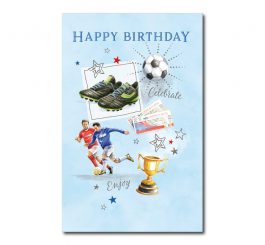 Traditional Football Birthday Card