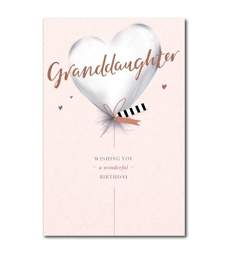 Granddaughter Birthday Card