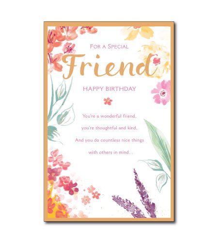 Traditional Friend Birthday Card