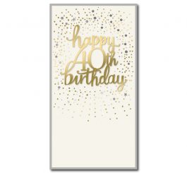 40th Birthday Card