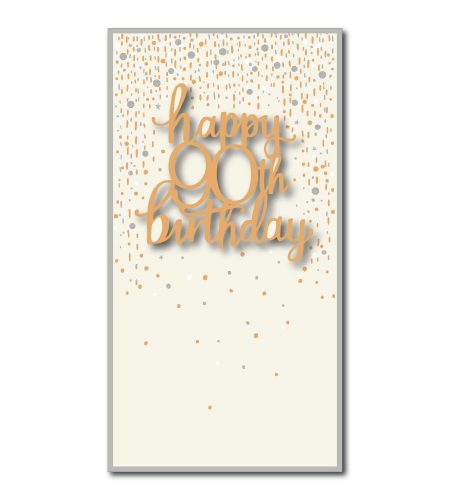 90th Birthday Card