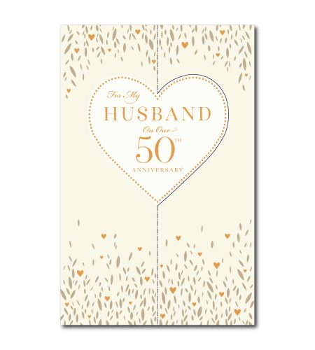 Husband 50th Anniversary Card