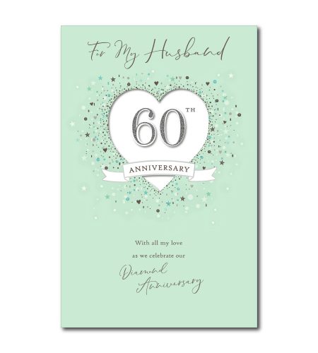 Husband 60th Anniversary Card