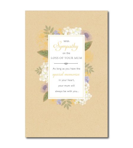 Loss of Mum Sympathy Card