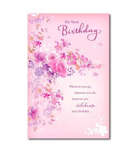 Traditional On Your Birthday Card